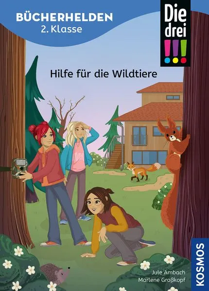 Cover: Die drei !!!, Bücherhelden 2. Klasse, Hilfe für die Wildtiere