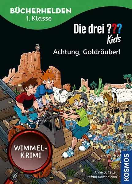 Cover: Die drei ??? Kids, Bücherhelden 1. Klasse, Achtung, Goldräuber!