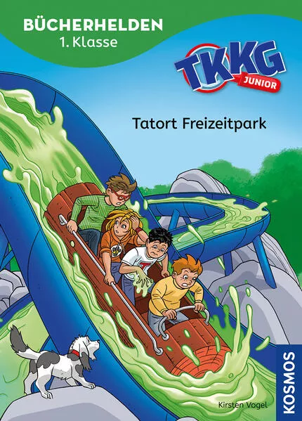 Cover: TKKG Junior, Bücherhelden 1. Klasse, Tatort Freizeitpark