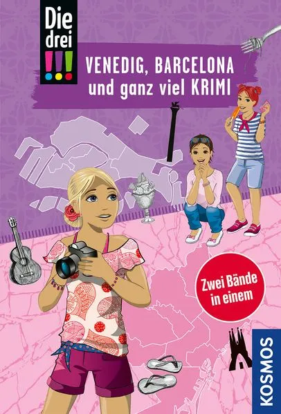 Cover: Die drei !!!, Venedig, Barcelona und ganz viel Krimi