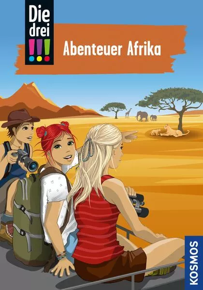 Cover: Die drei !!!, 96, Abenteuer Afrika (drei Ausrufezeichen)