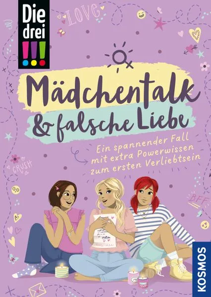 Cover: Die drei !!!, Mädchentalk & falsche Liebe (drei Ausrufezeichen)