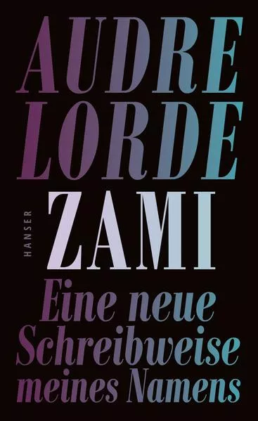 Cover: Zami