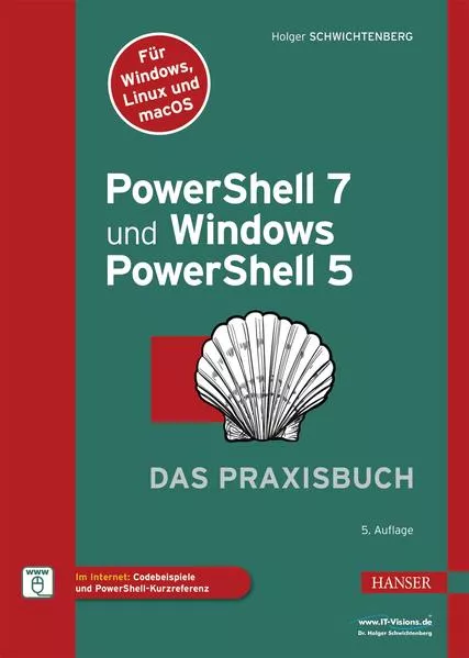 Cover: PowerShell 7 und Windows PowerShell 5 – das Praxisbuch