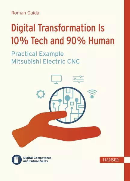 Cover: Digital Transformation is 10 % Tech and 90 % Human – Practical Example Mitsubishi Electric CNC