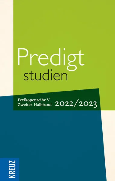 Cover: Predigtstudien 2022/2023 - 2. Halbband