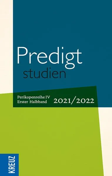 Cover: Predigtstudien 2021/2022 - 1. Halbband