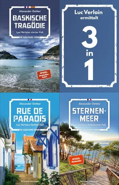 Cover: Luc Verlain ermittelt in: Baskische Tragödie - Rue de Paradis - Sternenmeer