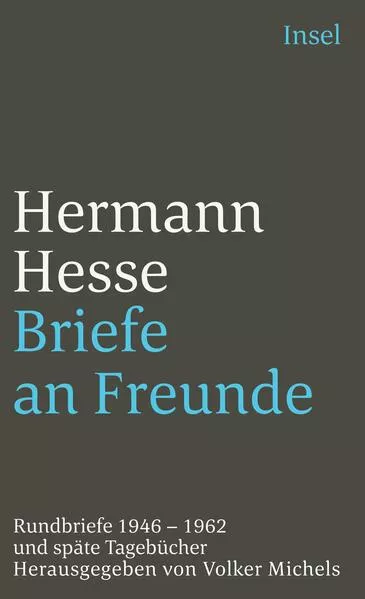 Cover: Briefe an Freunde