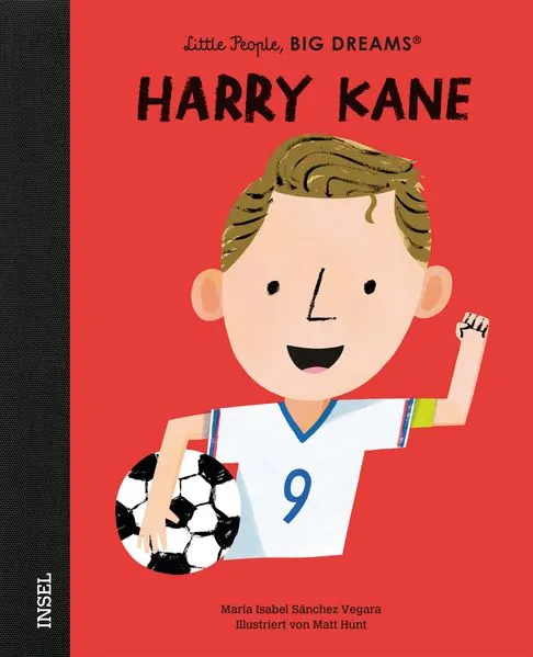 Cover: Harry Kane – Little People, BIG DREAMS (Deutsche Ausgabe)