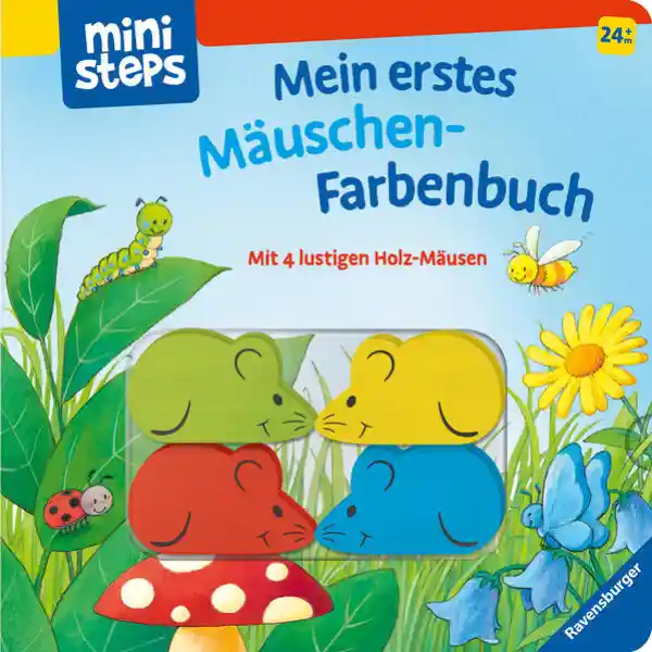 Cover: ministeps: Mein erstes Mäuschen-Farbenbuch