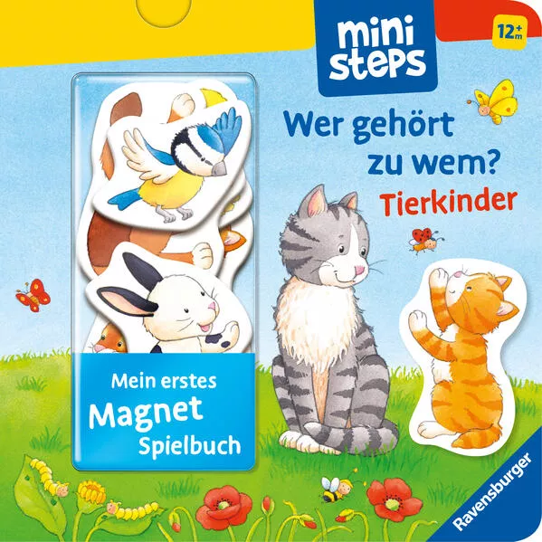 Cover: ministeps: Mein erstes Magnetbuch: Wer gehört zu wem? Tierkinder