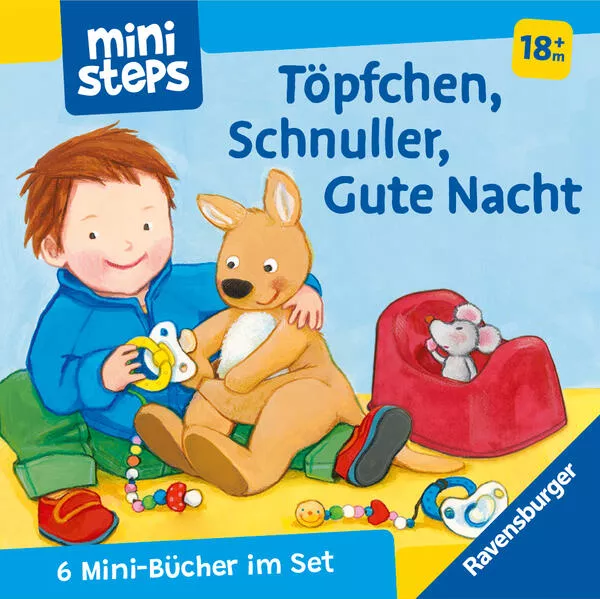 Cover: ministeps: Mein erster Bücher-Würfel: Töpfchen, Schnuller, Gute Nacht (Bücher-Set)
