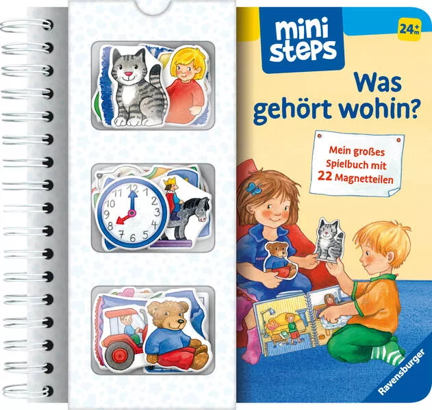 Cover: ministeps: Was gehört wohin? - Magnetbuch ab 2 Jahre, Kinderbuch, Bilderbuch