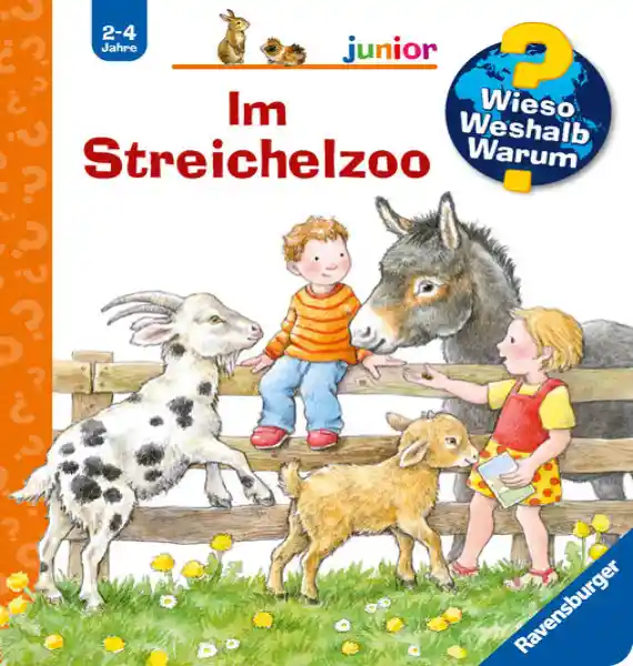 Cover: Wieso? Weshalb? Warum? junior, Band 35: Im Streichelzoo