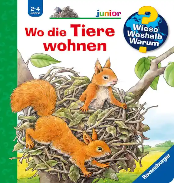 Cover: Wieso? Weshalb? Warum? junior, Band 46: Wo die Tiere wohnen