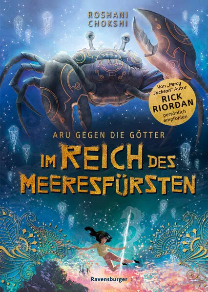 Cover: Aru gegen die Götter, Band 2: Im Reich des Meeresfürsten (Rick Riordan Presents: abenteuerliche Götter-Fantasy ab 10 Jahre)