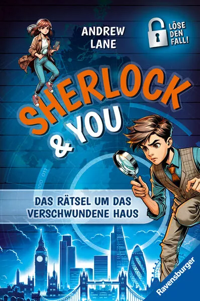 Cover: Sherlock & You, Band 1: Das Rätsel um das verschwundene Haus. Ein Rätsel-Krimi von "Young Sherlock Holmes"-Erfolgsautor Andrew Lane!