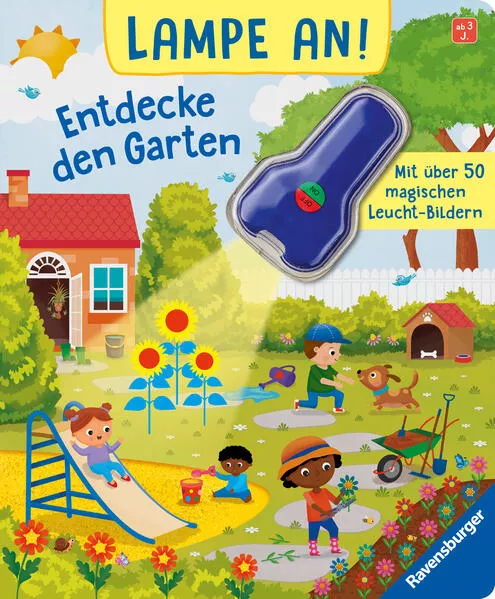 Cover: Lampe an! Entdecke den Garten: Mit über 50 magischen Leucht-Bildern