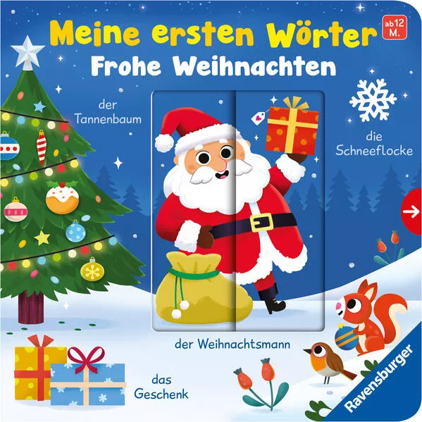 Meine ersten Wörter: Frohe Weihnachten – Sprechen lernen mit großen Schiebern für Kinder ab 12 Monaten</a>