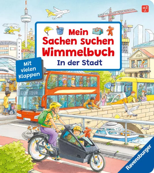 Cover: Mein Sachen suchen Wimmelbuch: In der Stadt
