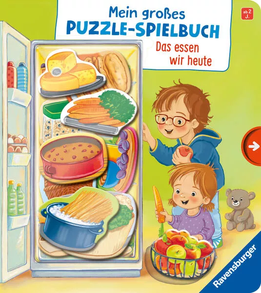 Cover: Mein großes Puzzle-Spielbuch: Das essen wir heute