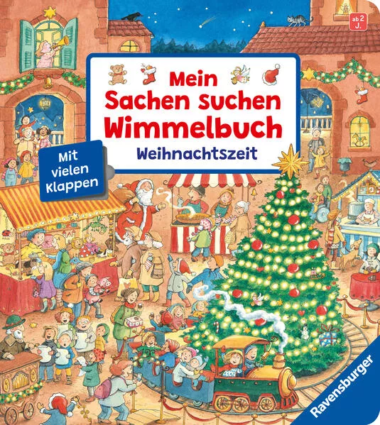 Cover: Mein Sachen suchen Wimmelbuch: Weihnachtszeit