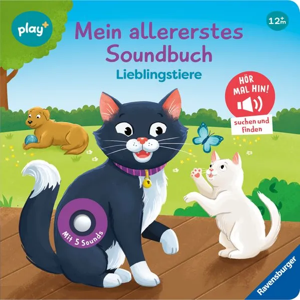 Cover: Play+ Mein allererstes Soundbuch Lieblingstiere - ab 12 Monate