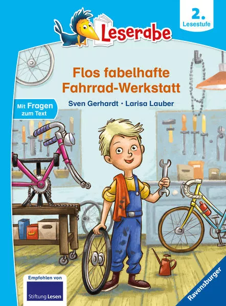 Cover: Flos fabelhafte Fahrrad-Werkstatt - Leserabe ab 2. Klasse - Erstlesebuch für Kinder ab 7 Jahren