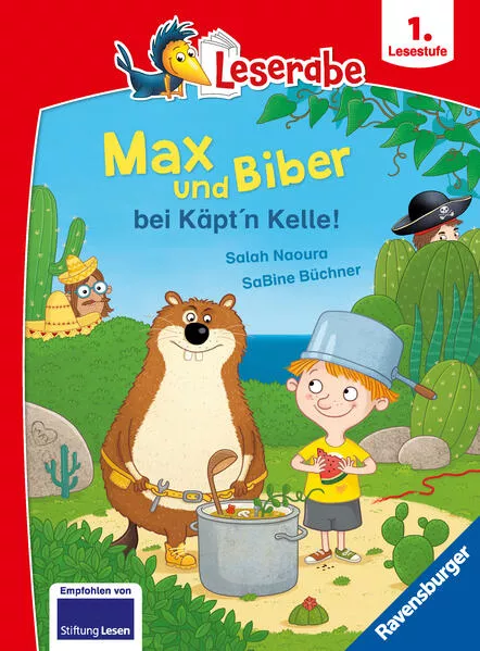 Cover: Max und Biber bei Käpt'n Kelle - Leserabe ab Klasse 1 - Erstlesebuch für Kinder ab 6 Jahren