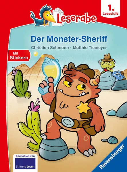 Cover: Der Monster-Sheriff - Leserabe ab Klasse 1- Erstlesebuch für Kinder ab 6 Jahren
