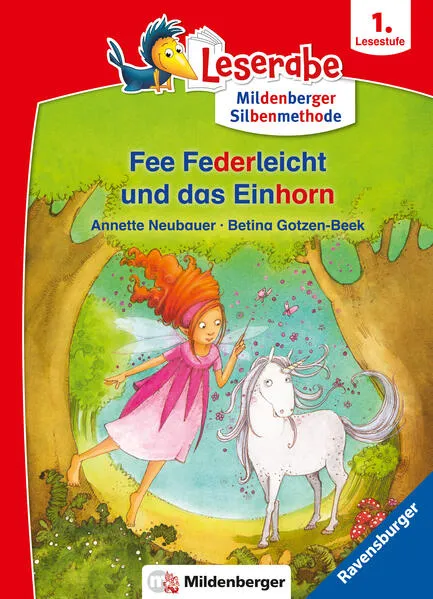 Cover: Fee Federleicht und das Einhorn - Leserabe ab 1. Klasse - Erstlesebuch für Kinder ab 6 Jahren (mit Mildenberger Silbenmethode)