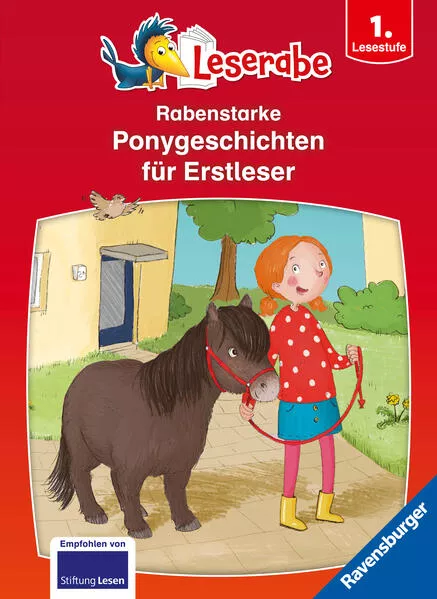 Cover: Rabenstarke Ponygeschichten für Erstleser - Leserabe ab 1. Klasse - Erstlesebuch für Kinder ab 6 Jahren