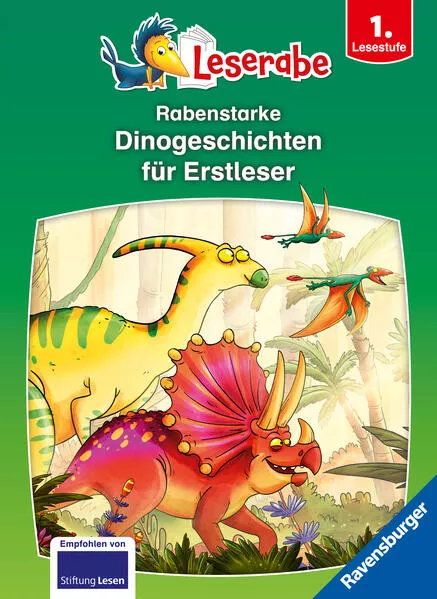 Cover: Rabenstarke Dinogeschichten für Erstleser - Leserabe ab 1. Klasse - Erstlesebuch für Kinder ab 6 Jahren