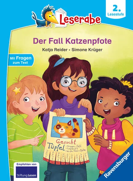 Cover: Der Fall Katzenpfote - Leserabe ab 2. Klasse - Erstlesebuch für Kinder ab 7 Jahren