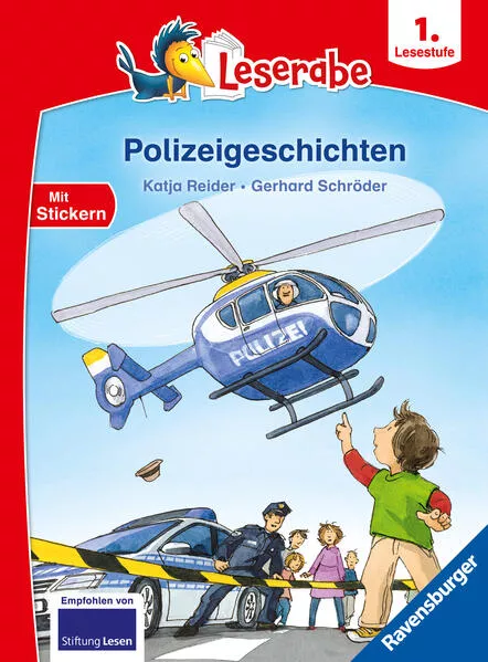 Cover: Polizeigeschichten - Leserabe 1. Klasse - Erstlesebuch für Kinder ab 6 Jahren