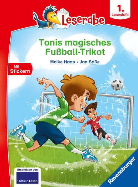 Cover: Tonis magisches Fußball-Trikot - lesen lernen mit dem Leserabe - Erstlesebuch - Kinderbuch ab 6 Jahren - Lesen lernen 1. Klasse Jungen und Mädchen (Leserabe 1. Klasse)