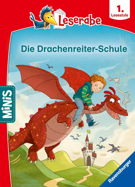 Cover: Ravensburger Minis: Leserabe Schulgeschichten, 1. Lesestufe - Die Drachenreiter-Schule