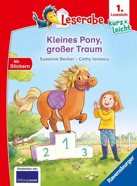 Kleines Pony, großer Traum - lesen lernen mit dem Leseraben - Erstlesebuch - Kinderbuch ab 6 Jahren - Lesenlernen 1. Klasse Jungen und Mädchen (Leserabe 1. Klasse)</a>