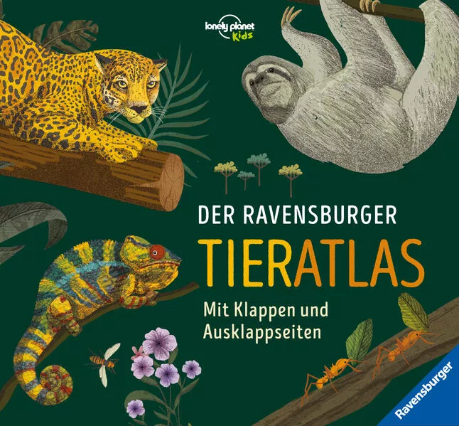 Cover: Der Ravensburger Tieratlas - eine tierisch spannende Reise rund um die Welt