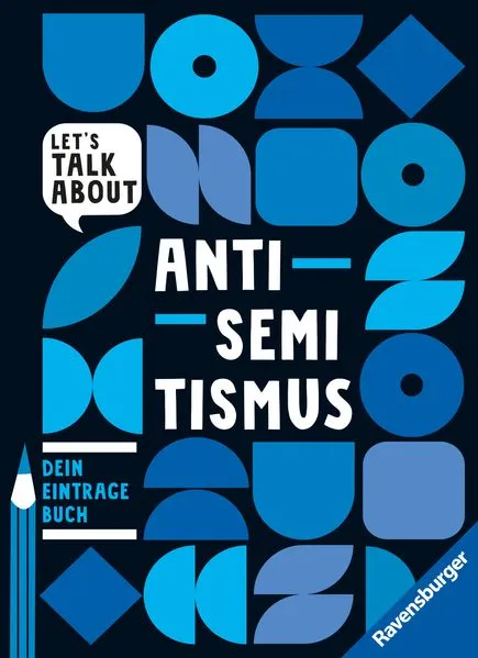 Cover: Let's talk about - Antisemitismus. Dein Eintragebuch