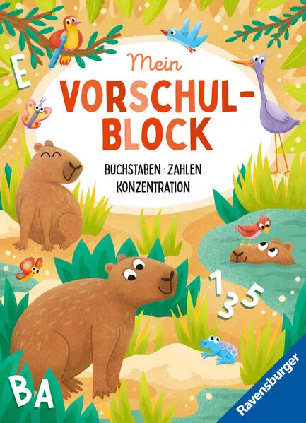 Cover: Mein Vorschulblock: Buchstaben, Zahlen, Konzentration