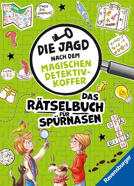 Cover: Ravensburger Die Jagd nach dem magischen Detektivkoffer: Das Rätselbuch für Spürnasen