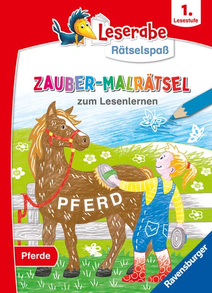 Cover: Leserabe Rätselspaß Zauber-Malrätsel zum Lesenlernen: Pferde (1. Lesestufe)
