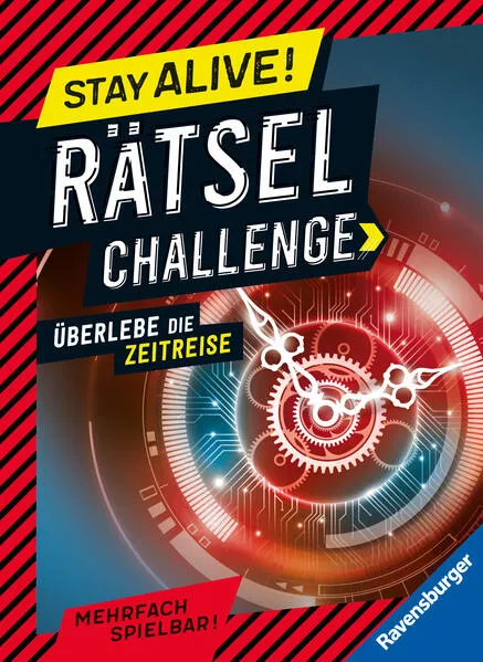 Ravensburger Stay alive! Rätsel-Challenge - Überlebe die Zeitreise - Rätselbuch für Gaming-Fans ab 8 Jahren</a>