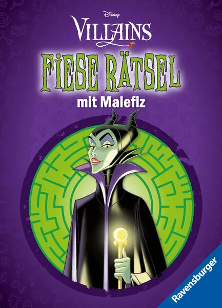Cover: Ravensburger Disney Villains: Fiese Rätsel mit Maleficent - Knifflige Rätsel für kluge Köpfe ab 9 Jahren