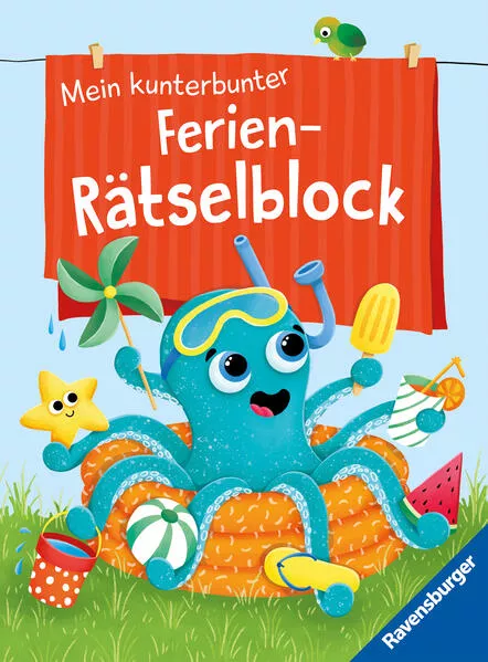 Ravensburger Mein kunterbunter Ferien-Rätselblock - Rätselspaß im Urlaub, auf Reisen oder Zuhause - Ferien Unterhaltung für Kinder von 7 bis 9 Jahren</a>