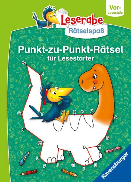 Cover: Ravensburger Leserabe Rätselspaß - Punkt-zu-Punkt-Rätsel für Lesestarter ab 5 Jahren - Vor-Lesestufe