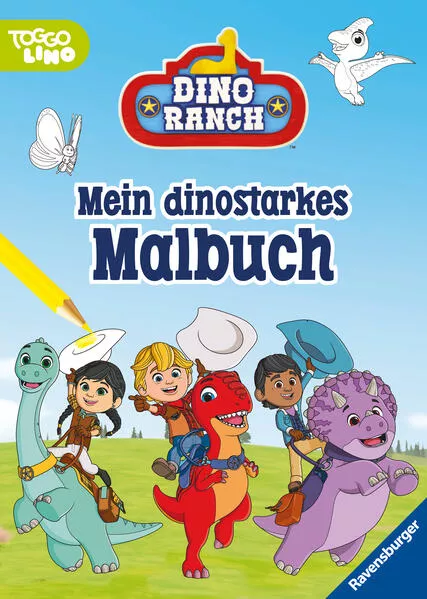 Ravensburger Dino Ranch Malbuch 24 Ausmalbilder für Kinder ab 4</a>