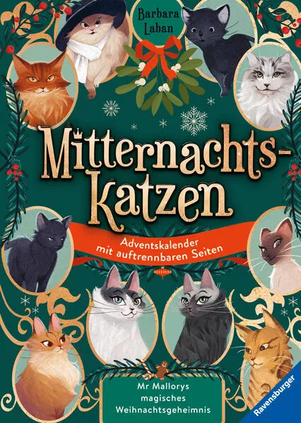 Cover: Mitternachtskatzen: Mr Mallorys magisches Weihnachtsgeheimnis.